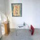 Table basse moderniste Bauhaus en acier tubulaire