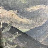 Tableau HST "Olive Trees" South of France signed Lunel