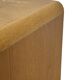 Table basse carrée minimaliste en chêne, années 70