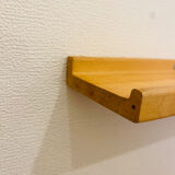 Stripa wall shelf in solid pine, vintage ikea design