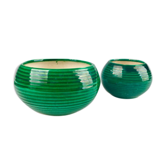 Pair of 1930s ceramic nesting bowls