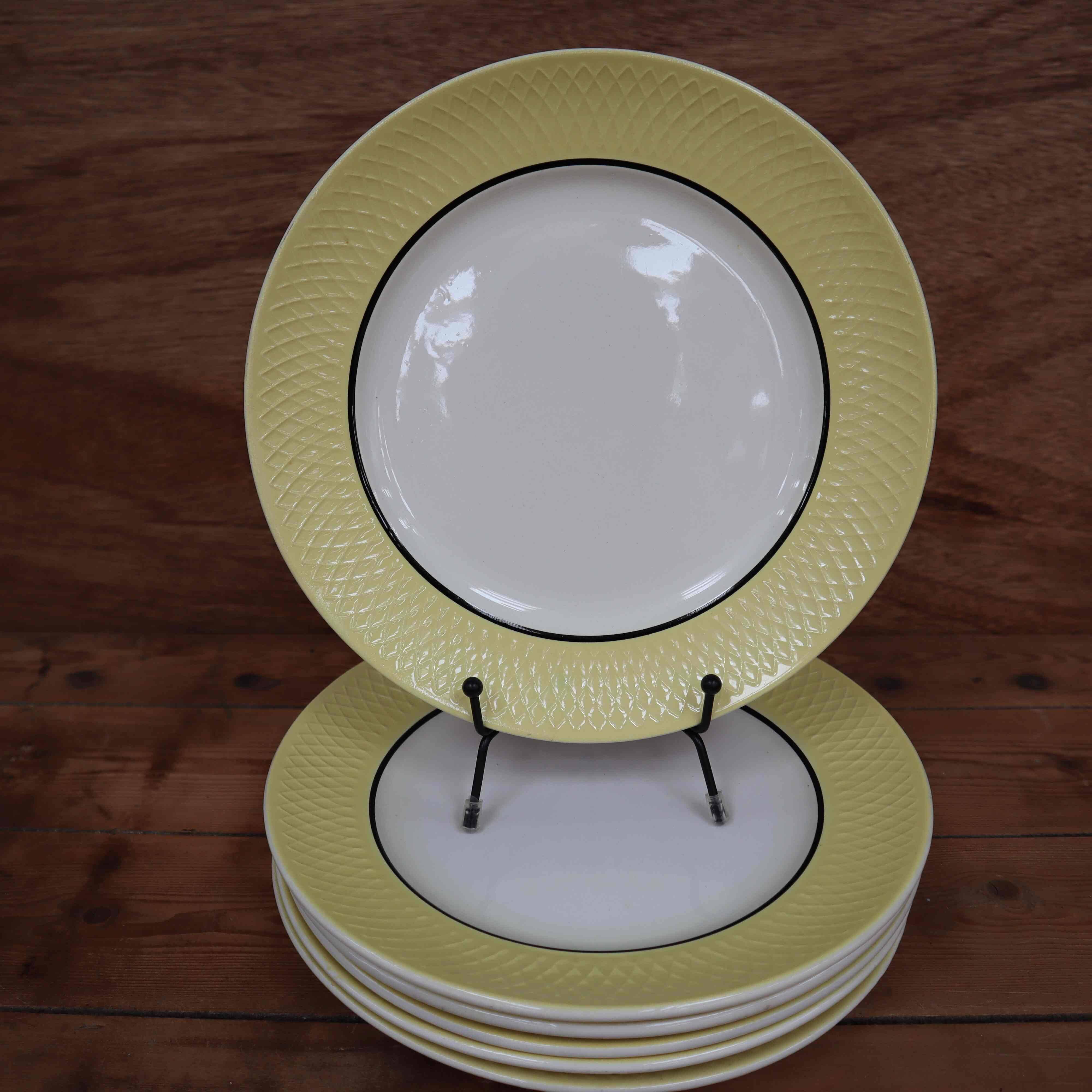 Set of 6 “Orchies Moulin des Loups” Dinner Plates