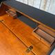 Wooden and black secretary desk