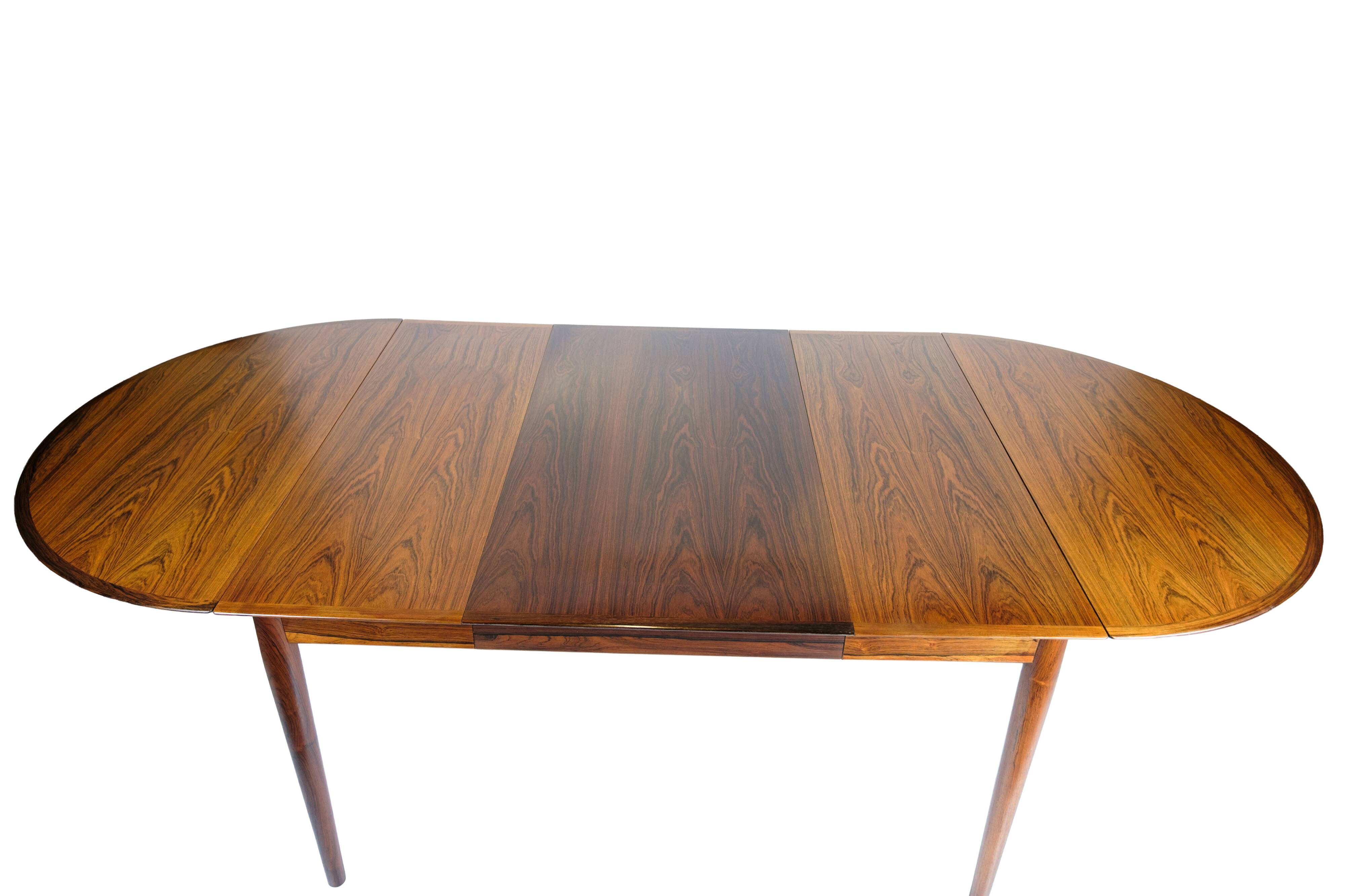 Dining table with extension & flaps - Rosewood - Arne Vodder - Danish design - 1960s