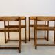 Set of 2  Edvin Helseth Pinewood with armchairs dining chair, Trybo Norway
