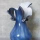 Gold and blue design vase Torcheux