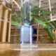 Table basse athena par david lange. 1970. 70x70