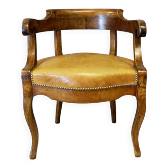 19th century gondola office chair