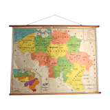 Old map of geography "Administrative Belgium"