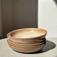 Deep plates in stoneware