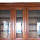 Solid wood bookcase, Louis Philippe style bookcase in cherry wood