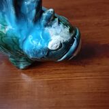 Fish in Vallauris barbotine