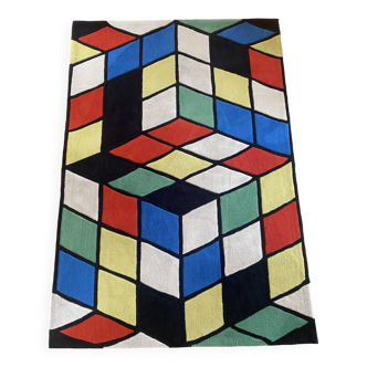 Tapis Rubik’s cube Castelbajac