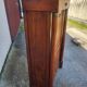 Empire secretary with detached columns in walnut from the 19th century