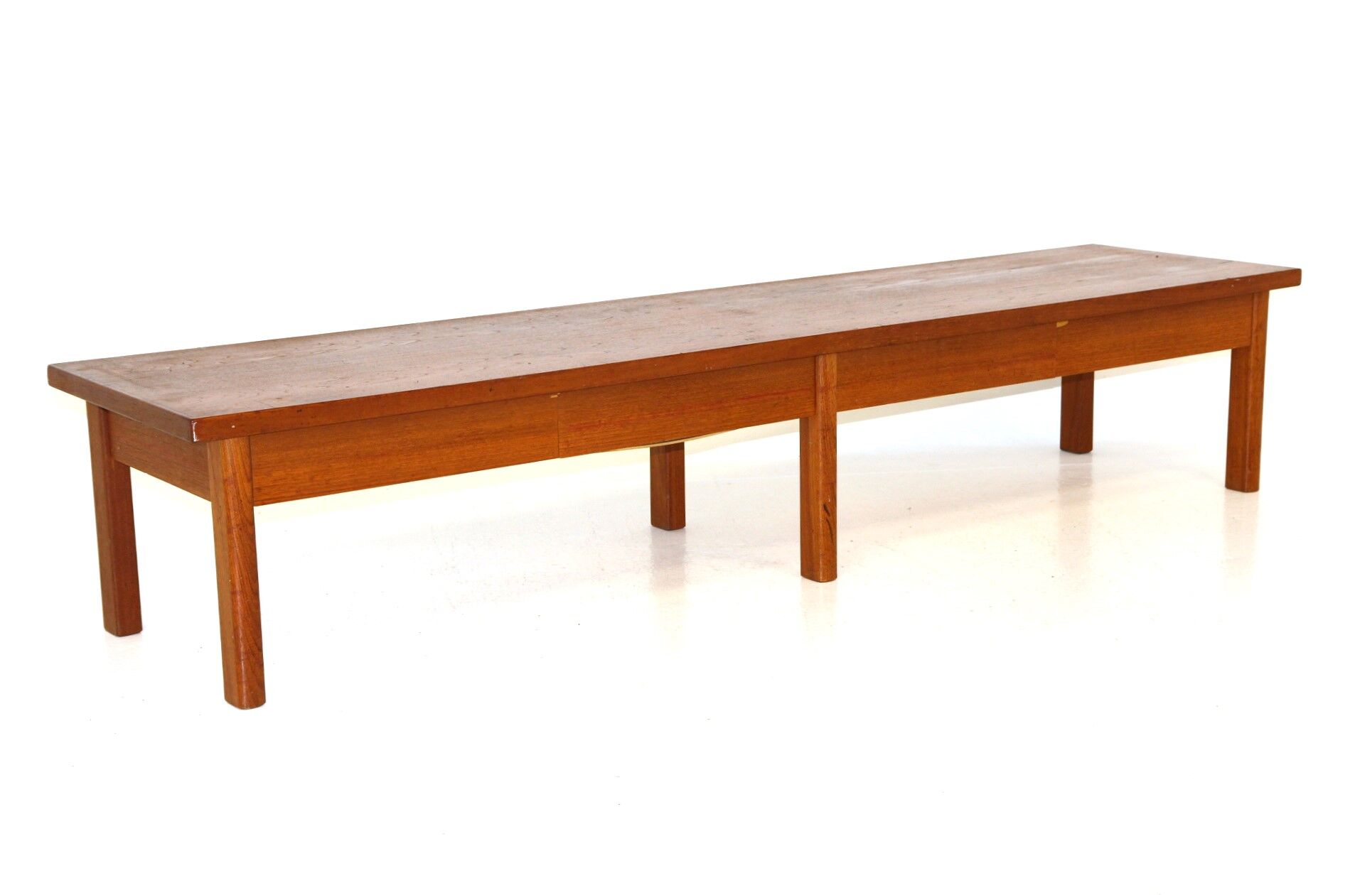 Minimalist teak bench, Sweden, 1960