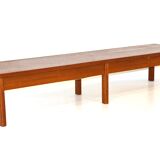 Minimalist teak bench, Sweden, 1960