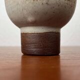 Mid-century modern ceramic oil lamp by Danish studio Aage Würtz, 1956.