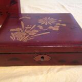 2 boxes in Indochinese lacquer, early twentieth century