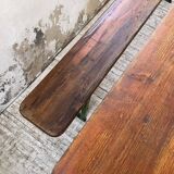 Guinguette table and its 2 benches