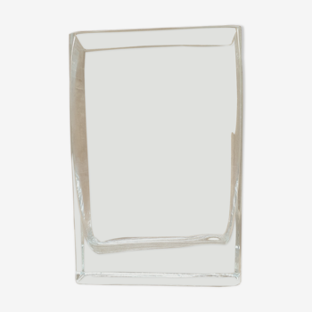 Vase en verre rectangulaire