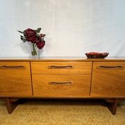 Vintage Retro Teak Sideboard 1960s Mid-Century Engels Danish & Scandinavian