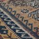 Vintage Hand-Knotted Rug with Patterns – 172x88cm