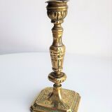 Old gilded candlestick