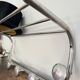 Vintage aluminum wall coat rack