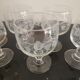 Crystal water glasses of Arques Luminarc model Sarment