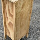Vintage chest of drawers renovated in raw solid wood