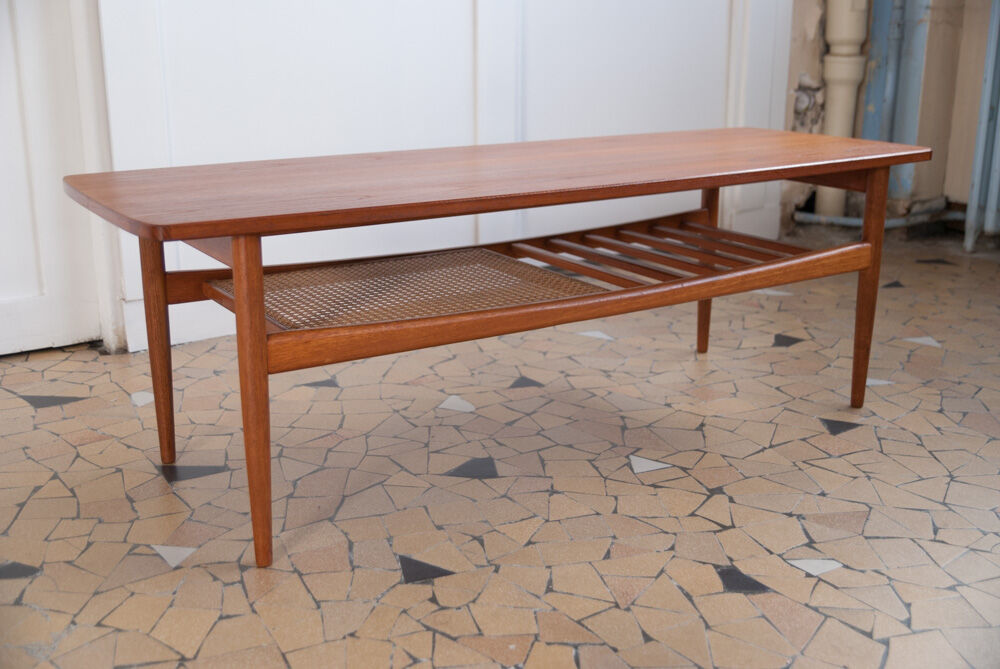 Teak coffee table