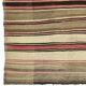 Turkish Kilim Yuruk 185x281 cm Striped Beige Brown Vintage Anatolian