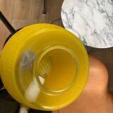 Large glass bottle lamp from the 70s