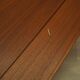 Danish teak coffee table with shelf, 1960s