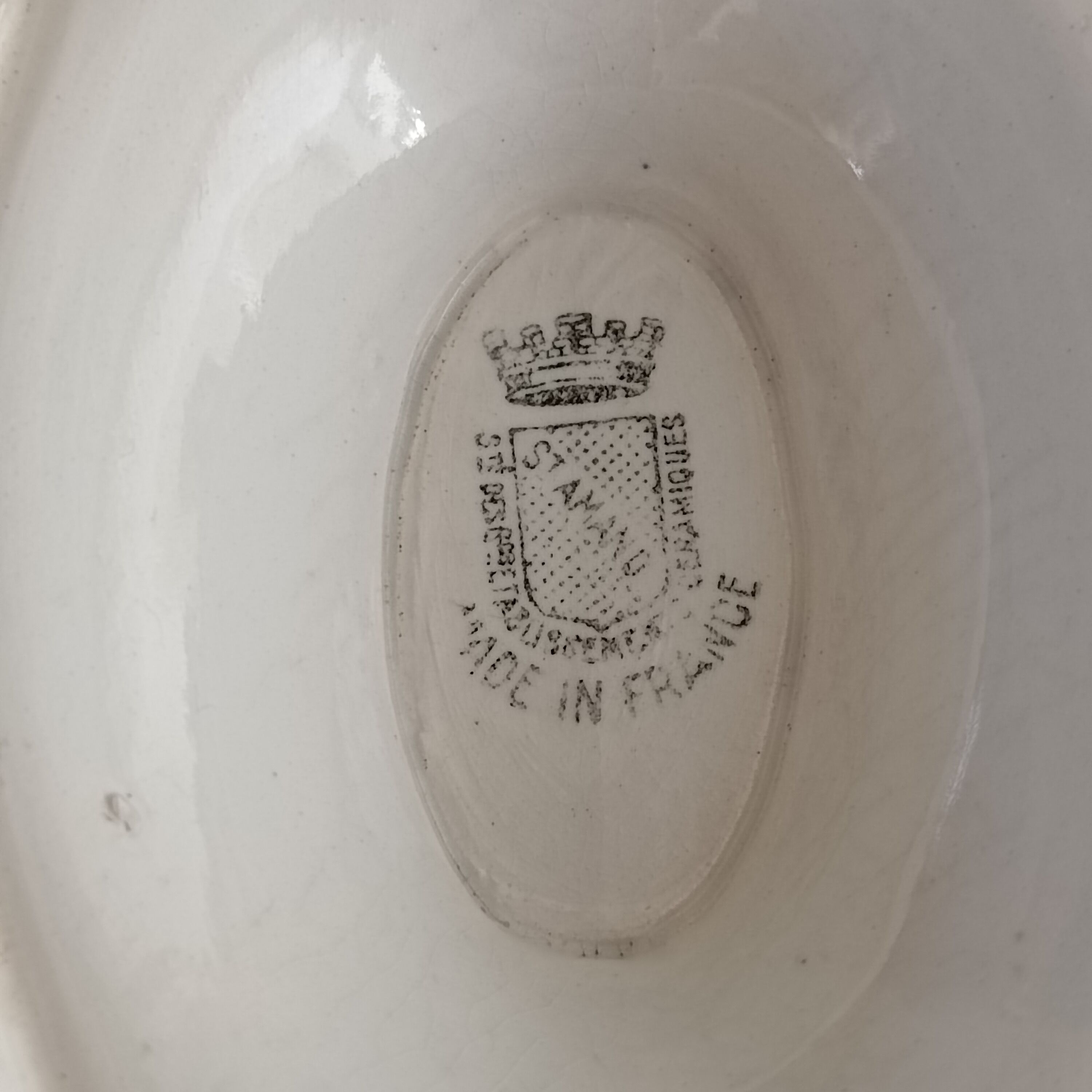 Gravy boat iron land Saint-Amand