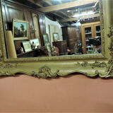 Miroir ancien doré début XXeme