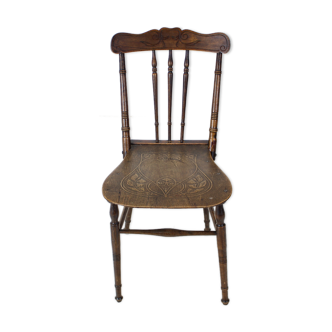 Wood chair, czechoslovakia, 1910s