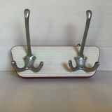 Asymmetrical coat rack Formica aluminium