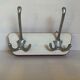Asymmetrical coat rack Formica aluminium