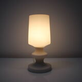 Mid-century all glass table lamp/ Osvětlovací sklo Valašské Meziříčí, 1970's.