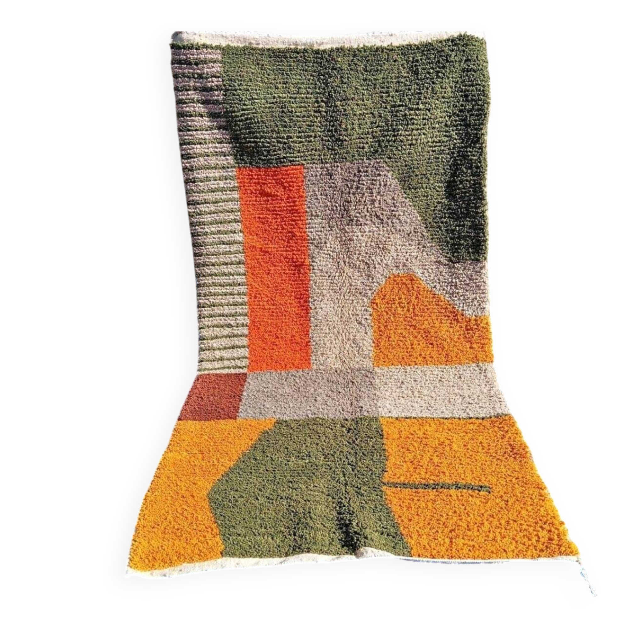 Perfect for a bedroom or living room, this natural wool rug.