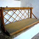 Bamboo wall shelf