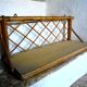 Bamboo wall shelf