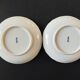 Pair of Asian plates decoration pomegranates
