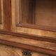 Antique English buffet/bookcase from the 19th century with original glass
