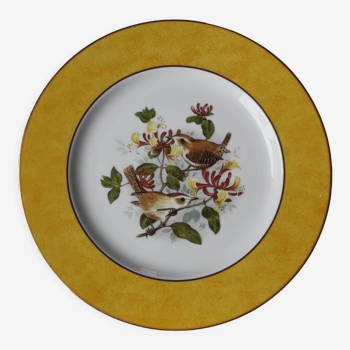 Limoges porcelain plate gilded with fine gold