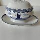 Rare vegetable dish by A. Lebacqz & M. Bouchart, marine decoration