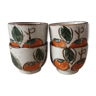 Lot de 4 tasses vintage