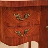 Louis XV style dressing table in marquetry