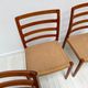 1970s set of 4 vintage Danish teak dining chairs no. 85 by Niels O. Møller